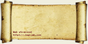 Novak Kos vizit kartica